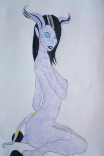 Draenei leányzó
