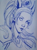 Draenei Leányzó