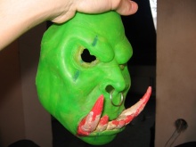 Orc maszk (általam készített)
