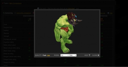 Item Comparison Tool